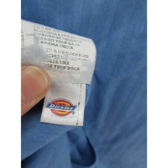 VINTAGE Dickies Shirt Small Mechanic Uniform Utility Workwear Y2K - Picture 11 of 12